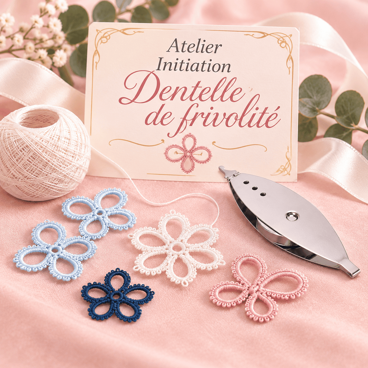 Initiation à la dentelle de frivolité | verre d'art